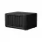 NAS SYNOLOGY "DS1621+", 6-bay, AMD Ryzen 4-core 2.2GHz, 4Gb*1+1Slot, 2xM.2 NVMe, 4x1GbE, PCIe