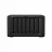 NAS SYNOLOGY "DS1621+", 6-bay, AMD Ryzen 4-core 2.2GHz, 4Gb*1+1Slot, 2xM.2 NVMe, 4x1GbE, PCIe