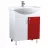 Dulap baie cu lavoar Mstb
 Clasic 50 cm, Rosu