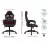 Fotoliu Gaming Sense7 KNIGHT FABRIC BLACK AND RED, Piele artificiala, Gazlift, 120 kg, 180 cm