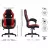 Fotoliu Gaming Sense7 Prism Fabric Black and Red, Textil, Gazlift, 120 kg, 180 cm