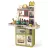 Bucatarie BeiBe Good pentru copii 3+ 63 buc. (889-235), Plastic, Verde, 61x23.9x85