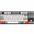 Gaming Tastatura Varmilo VEM87 CMYK 87Key, EC V2 Rose, USB-A, EN/UKR, White Led, Black