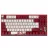 Игровая клавиатура Varmilo VEM87 Koi 87Key, EC V2 Rose, USB-A, EN/UKR, White Led, Red