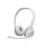 Casti cu fir si microfon LOGITECH H390, Noise-canceling Microphone, Headset: 20–20,000 Hz, Microphone: 100–10,000 Hz, In-line audio controls, USB, OFF-WHITE