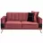 Диван Modalife Demre 2 seater sofa Red, Красный, 173x95x75