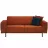 Диван Modalife Loft 3 seater sofa, Коричневый, 238x97x81