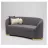 Диван Modalife Teddy 2 seater sofa Grey, Серый, 175x68x92