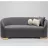 Диван Modalife Teddy 3 seater sofa Grey, Серый, 235x68x92