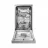 Masina de spalat vase Samsung DW50R4050FS/WT, 10 seturi, 6 programe, Argintiu, A+