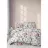 Lenjerie de pat Cottony SLPR Trandafiri, 2 persoane, Poplin, Alb, Roz