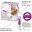 Epilator Beurer HL76 Wet/Dry, 42 pensete, 2 trepte de viteza, 2 duze, Alb, Violet