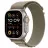 Смарт часы APPLE Watch Ultra 2 GPS + Cellular 49mm Titanium Case with Olive Alpine Loop - Medium, MREY3