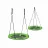 Balansoar Jumi rotund tip cuib, Poliester, Verde