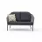 Canapea Dogtas Vitali 2 Seater, Gri, Antracit, 130x81x78