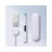 Электрическая зубная щетка BRAUN Oral-B iO 8 Duo, 10500 об/мин, Таймер, Белый, Фиолетовый