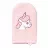 Губка для купания новорожденного BabyOno 0347/01 Перчатка для ванны бамбук /розовый