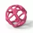 Игрушка-прорезыватель BabyOno 0489/04 из силикона "minge" розовый ORTHO