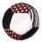 Мяч BabyOno 0638 CONTRAST, 12 x 12 см, Черный, Белый, Красный