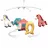 Carusel pentru patut BabyOno 0793 cu bloc electronic muzical Cai