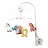 Carusel pentru patut BabyOno 0793 cu bloc electronic muzical Cai