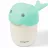 Cana pentru clatit BabyOno 1344/02 Cana pentru clatit parul WHALE