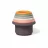 Jucarie educativa BabyOno 1472 DE BAIE DIN SILICON CUP INTO CUP