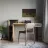 Стол офисный MLAND Loyd study table, Дуб, Антрацит, 141x92x30.4