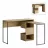 Стол офисный MLAND Badau Multi Purpose, Дуб, 110x37.2x77
