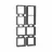 Стеллаж MLAND Rail Bookcase Nr.1, Антрацит, 79x24x166.5