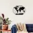 Decor MLAND Metal wall art meridian