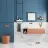 Decor MLAND Corner mirror - black