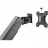 Suport pentru monitor GEMBIRD TABLE/DESK 3-DISPLAY MOUNTING ARM (ROTATE,TILT,SWIVEL), 17”-27”,up to 7 kg,VESA:75x75,100x100