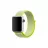 Bratara pentru ceas AccExpert Apple Watch Nylon Loop Strap 42/44/45mm Neon Green