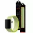 Bratara pentru ceas AccExpert Apple Watch Nylon Loop Strap 42/44/45mm Neon Green