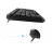 Комплект (клавиатура+мышь) GENIUS KM-8200, 12Fn keys, Spill resistant, 1xAAA/1xAA, Black/Grey