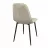 Стул DP M-01-3 HLR-14 GREY(BEIGE) Бархат, Бежевый, Черный