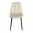 Стул DP M-01-3 HLR-14 GREY(BEIGE) Бархат, Бежевый, Черный