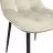 Стул DP M-01-3 HLR-14 GREY(BEIGE) Бархат, Бежевый, Черный