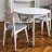 Scaun DP Lula Stofa Malmo 90+White Legs, Alb, Gri
