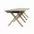 Стол DP Madrid Natural Wood+Black Legs, Натуральное дерево, Черный, 160/360x100x79