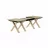 Стол DP Madrid Black Top+Black Legs, Черный, 160/360x100x79