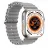 Smartwatch Charome HD CALL T8S ULTRA MAX, WITH 2 STRAPS, SILVER