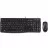 Комплект (клавиатура+мышь) LOGITECH MK120 USB, US black