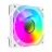 Ventilator GAMEMAX FN12A-C8I-W, 120mm, ARGB, 31.21dB, 44.35 CFM, 800-1600RPM, Hydro Bearing, White