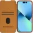 Чехол Nillkin iPhone 15 Plus, Qin Pro Brown
