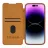 Husa Nillkin IPHONE 15 PRO, QIN PRO BROWN