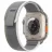 Smartwatch APPLE Watch Ultra 2 GPS + Cellular, 49mm Titanium Case with Green/Grey Trail Loop - M/L, MRF43