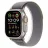 Smartwatch APPLE Watch Ultra 2 GPS + Cellular, 49mm Titanium Case with Green/Grey Trail Loop - M/L, MRF43