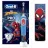 Periuta de dinti electrica BRAUN Kids Vitality D103 Spiderman PRO kids, 7600 RPM, Timer, Albastru cu desen